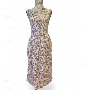 Old Navy Floral Print Women's Dress Size Large Sun Dress